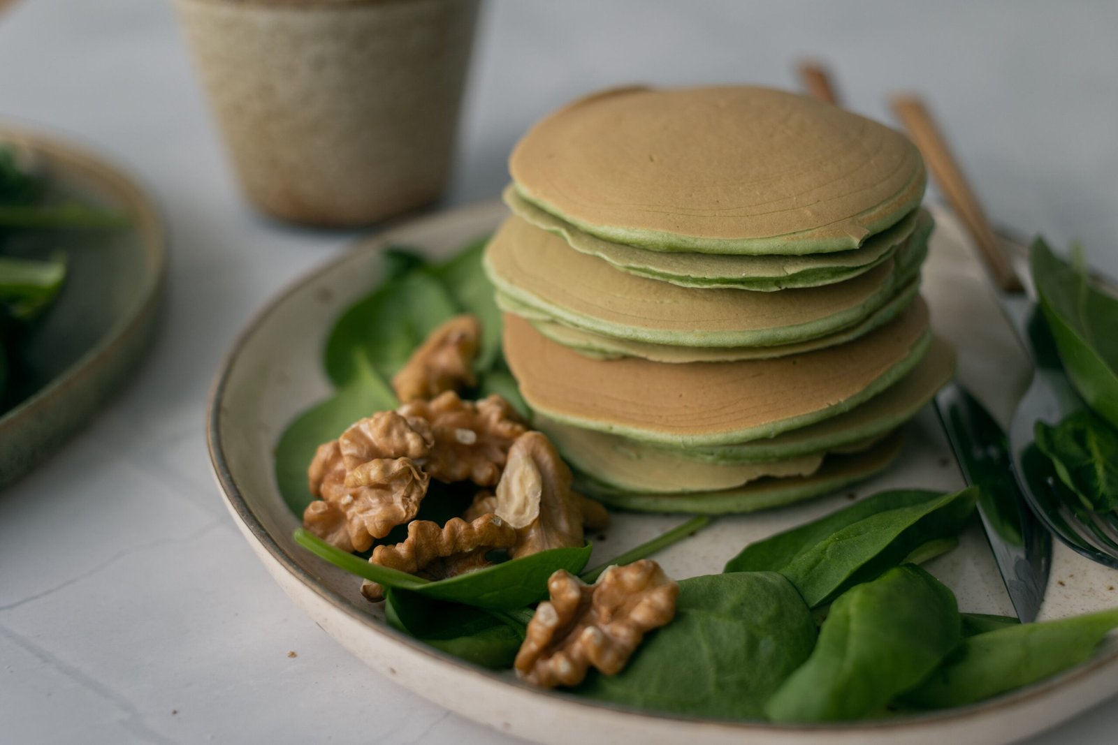 Egg Omelette with Spinach and Mushroom
