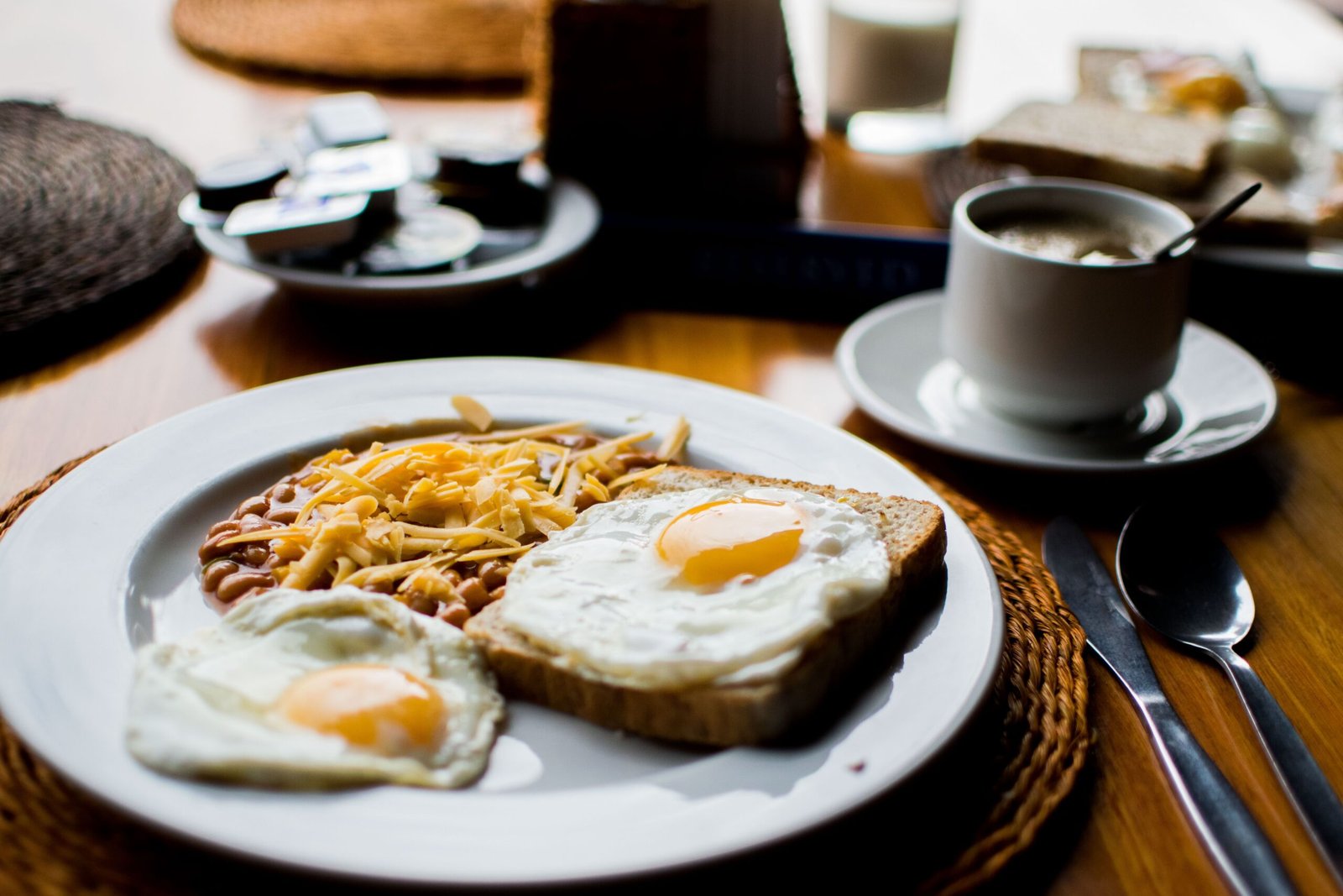 South African Farmers Breakfast (Beans and Eggs)